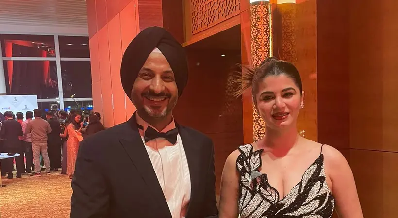 Dr Sandeep Anand at the Business Titans awards evening